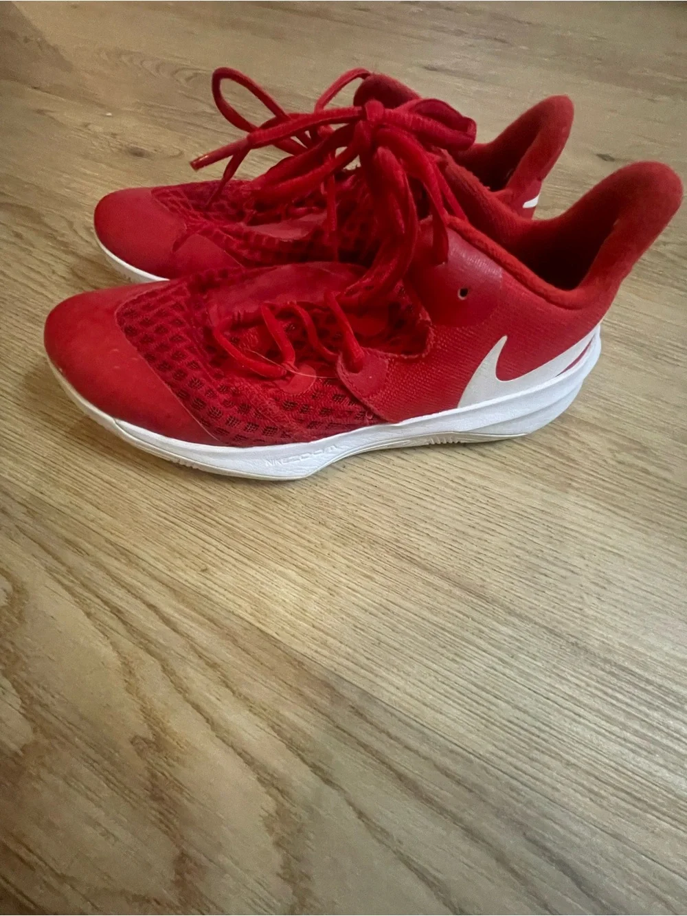 Nike Kids Red & White Low-Top Athletic Sneakers